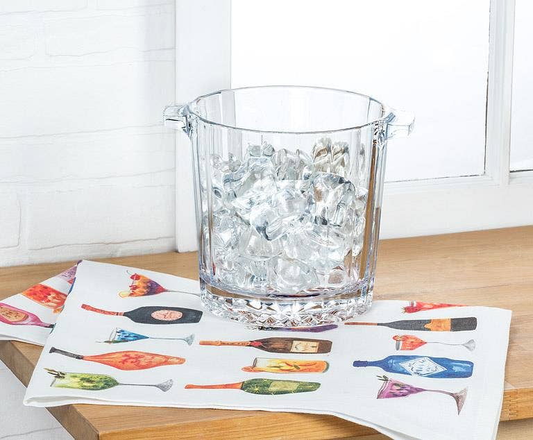 Bottles & Cocktails Kitchen Towel-20x28"L