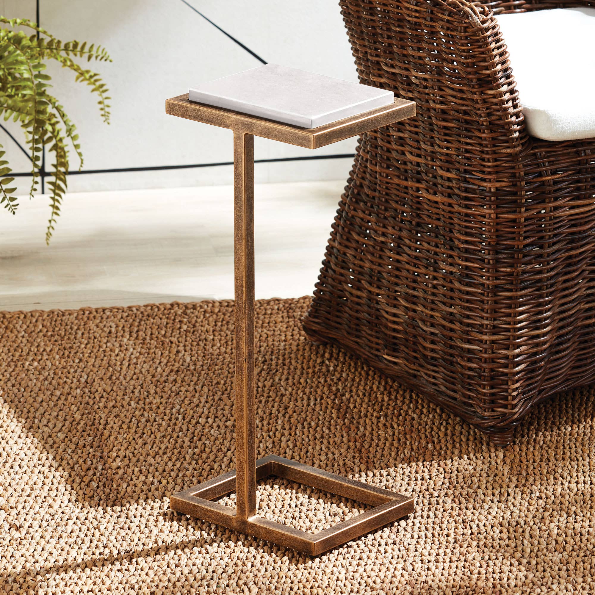 Winston Accent Table White