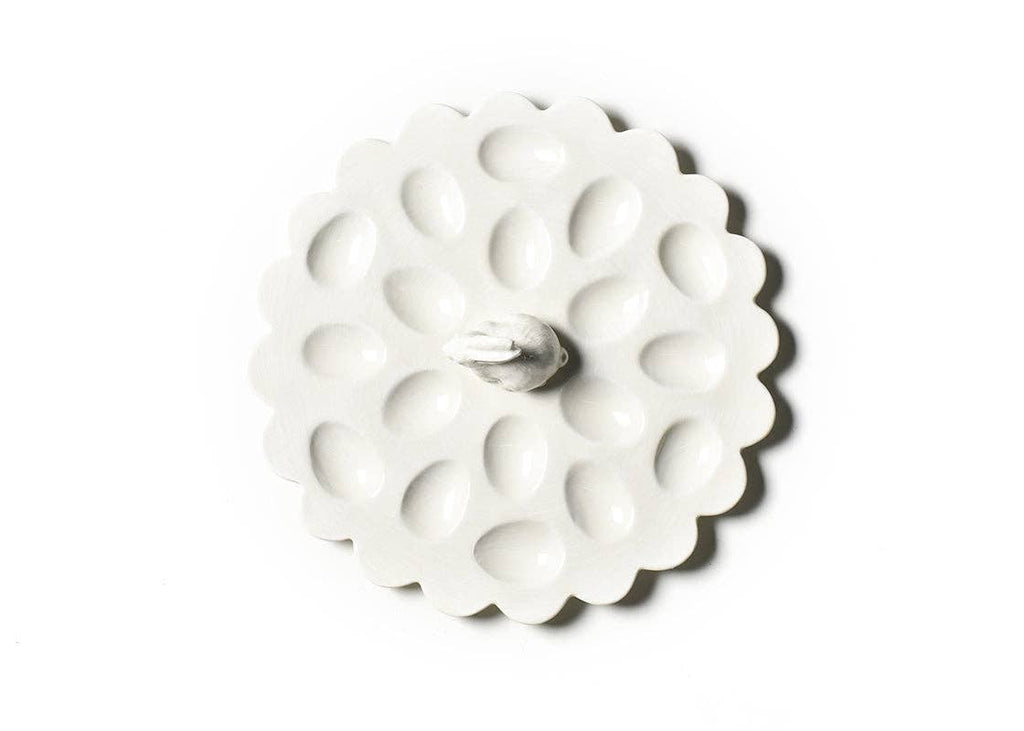 White Shaped Rabbit Egg Tray