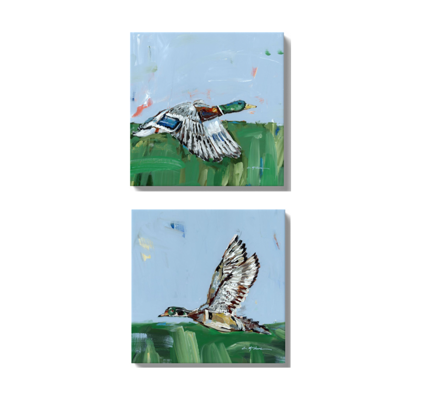 "Woodduck Greens" canvas print