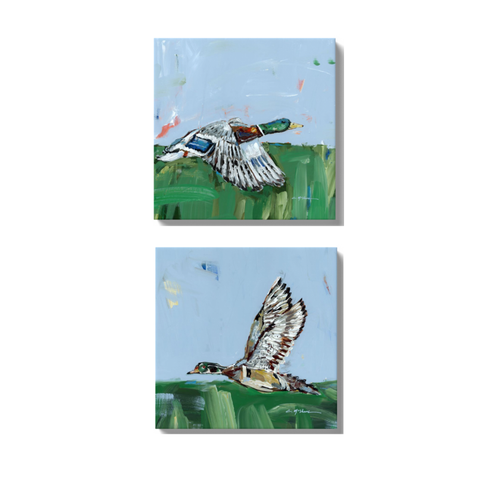 "Woodduck Greens" canvas print