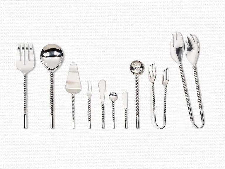 Twist Handle Cocktail Fork-5"L