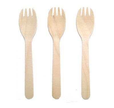 Birchwood Disposable Cutlery - Pack of 100
