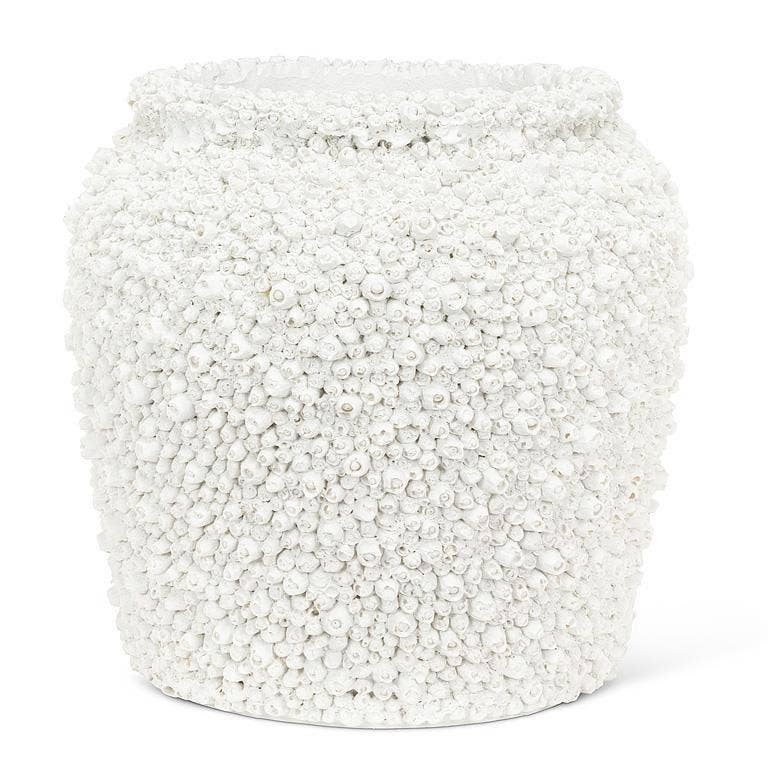 Medium Allover Barnacle Vase-8.5"D
