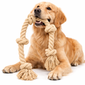 Heavy Duty Cotton Dog Rope 5-Knot Tug-o-War for Large Dogs