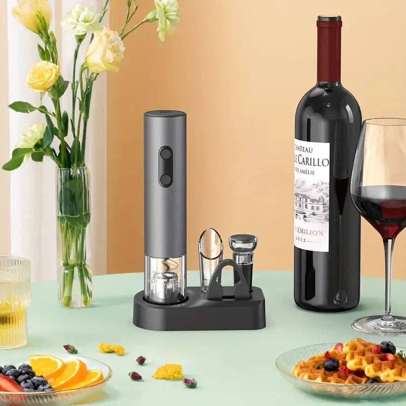 Rechargeable Electric Wine Opener Set