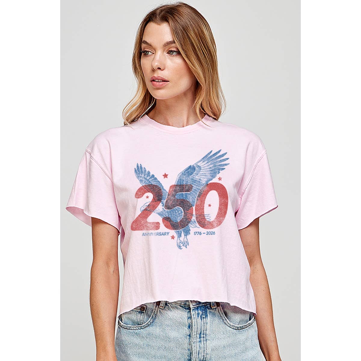 250 ANNIVERSARY GRAPHIC CROP TOP