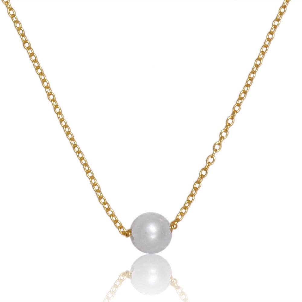 Round Pearl Necklace