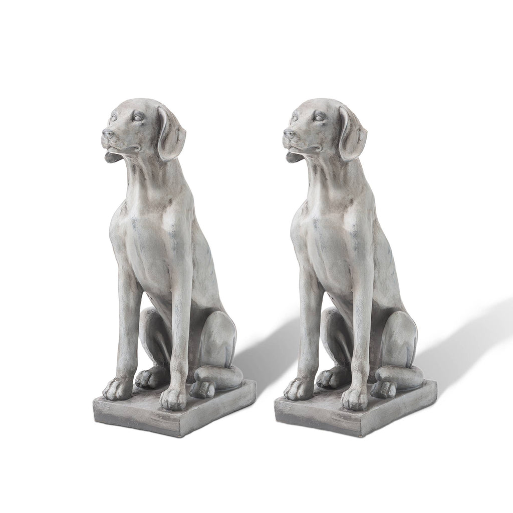 Set of 2 28.25 in H MGO Labrador Retriever Dog Statue