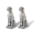 Set of 2 28.25 in H MGO Labrador Retriever Dog Statue