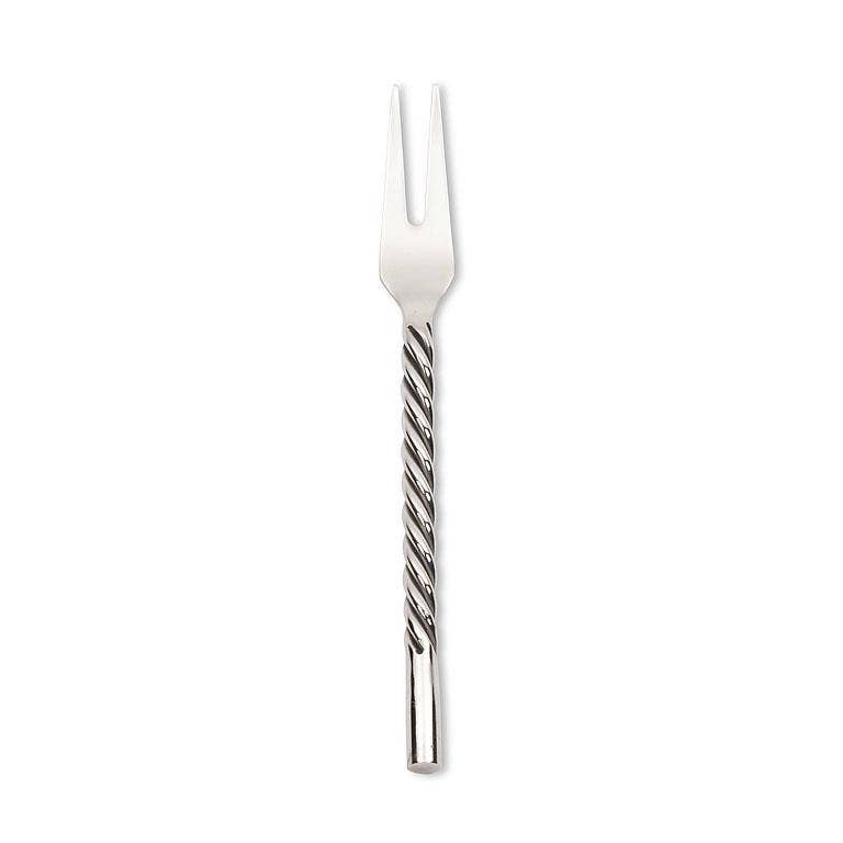 Twist Handle Cocktail Fork-5"L