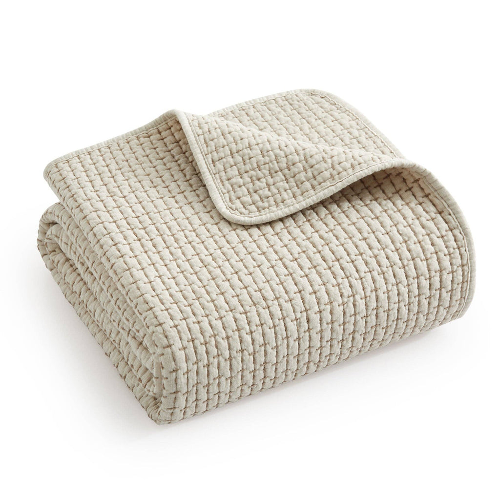 Pick-Stitch Artisan Quilted Throw