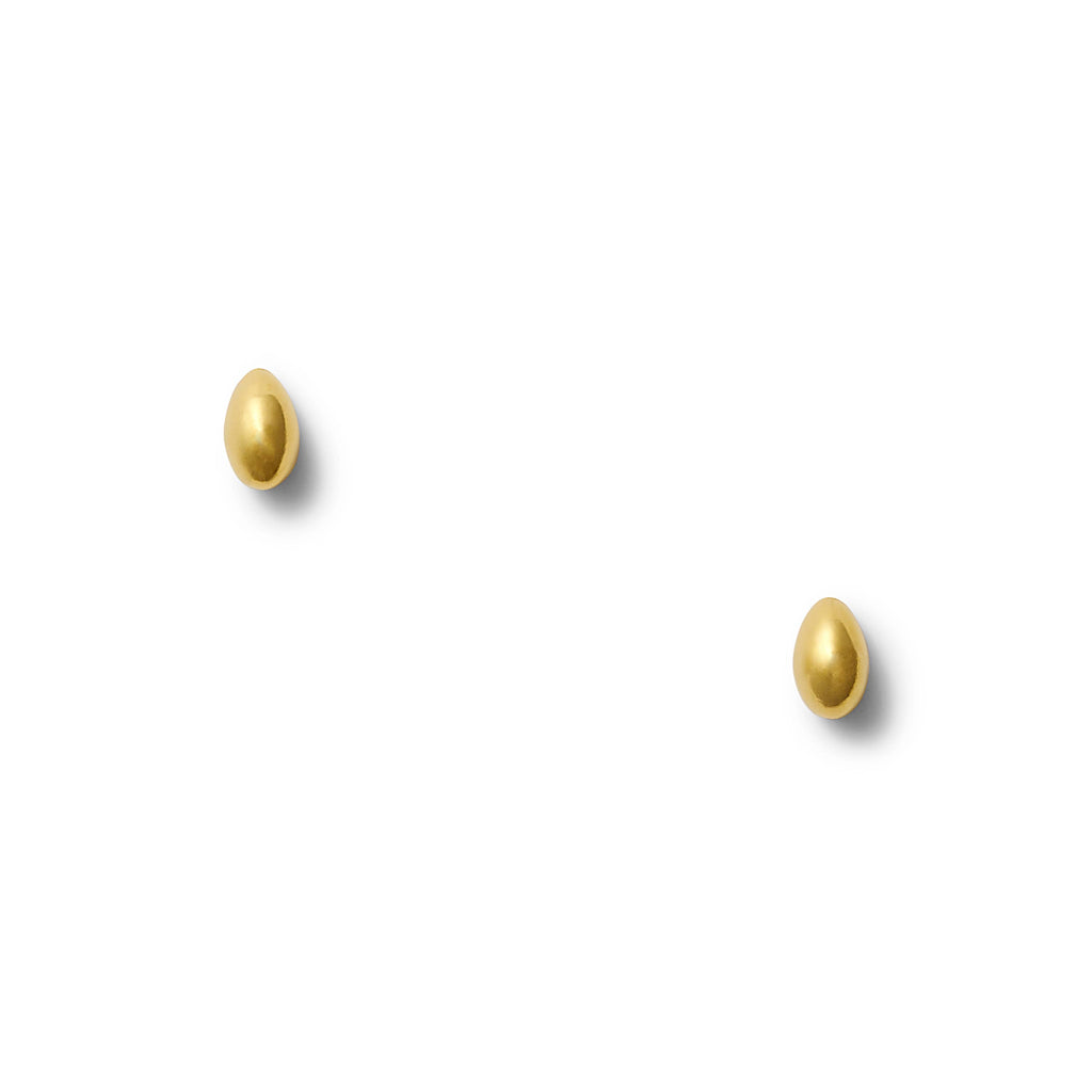 Tiny Bean Scoop Earring