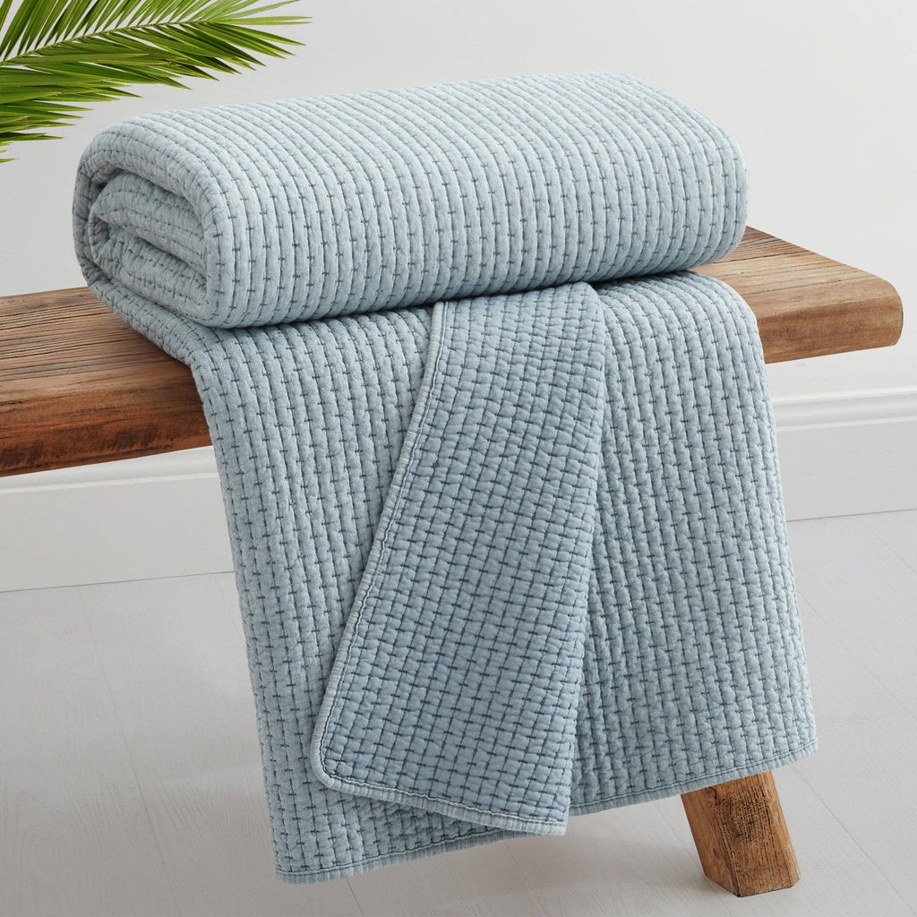 Pick-Stitch Artisan Quilted Throw