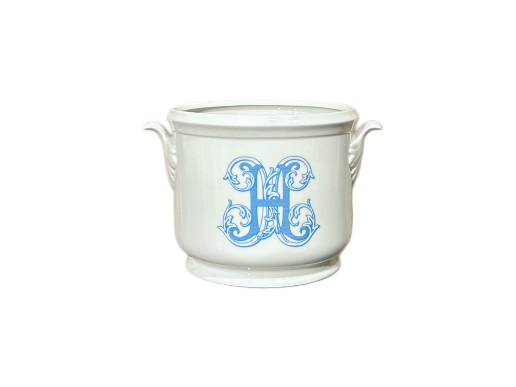 Champagne Bucket Chinoiserie Monogram min 4 pieces assrtd