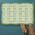 Green Chinoiserie Vinyl Floor Mat